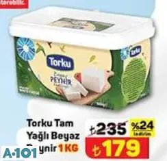 TORKU TAM YAĞLI BEYAZ PEYNİR 1 KG